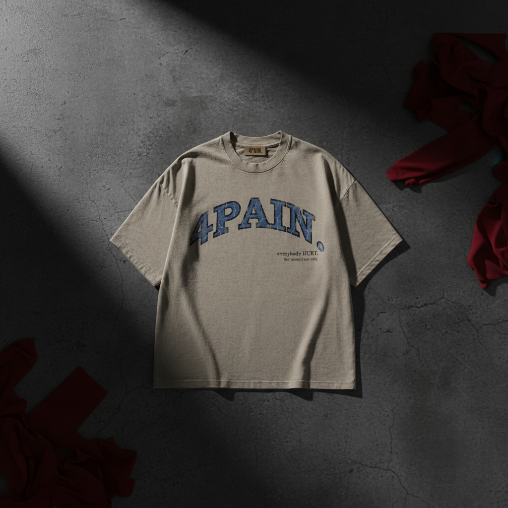 4PAIN. Regeneration Tee - Flat Lay